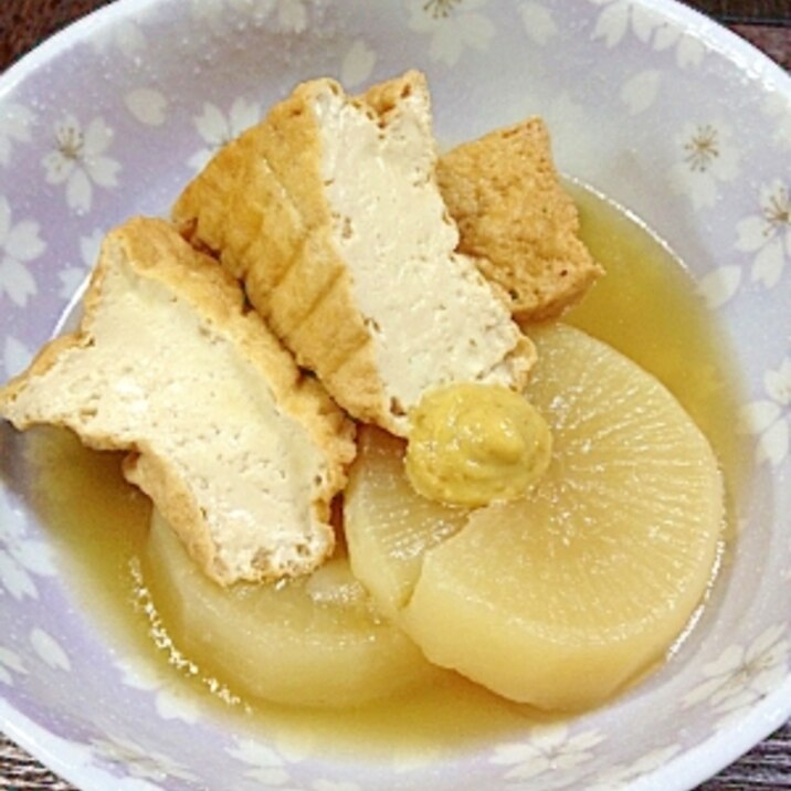 圧力なべで時短 煮汁のしみた大根と厚揚げの炊いたん レシピ 作り方 By ゴールデンアルジータ 楽天レシピ 圧力なべで時短 煮汁のしみた大根と厚揚げの炊いたん レシピ 作り方 By ゴールデンアルジータ 楽天レシピ